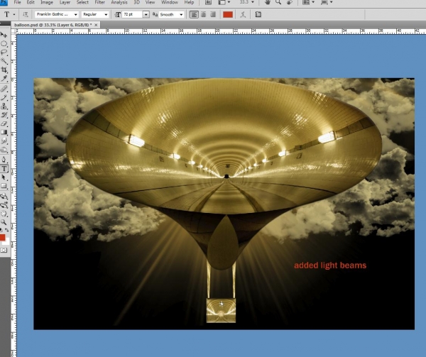 Creation of Golden Balloon: Step 5